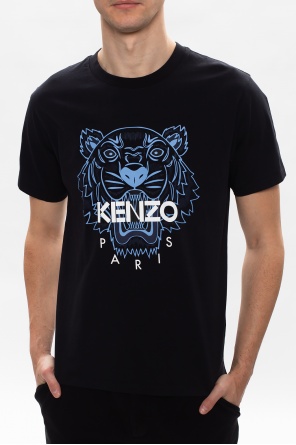 shirt Kenzo IetpShops Germany Black Tiger head T tee shirt